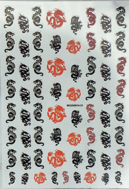 Dragon Stickers 02