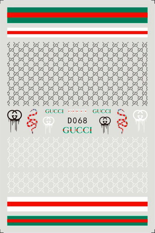 NAIL STICKERS D068