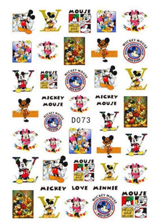 MICKEY MOUSE STICKERS D073