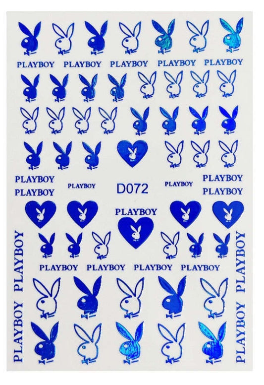 STICKERS D072 BLUE