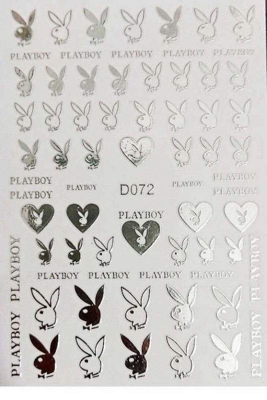 STICKERS D072 SILVER