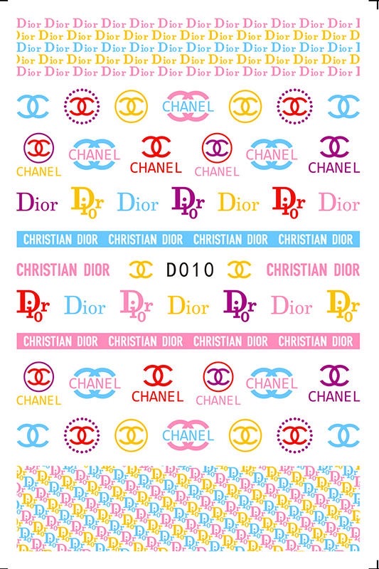 Designer Stickers  D010