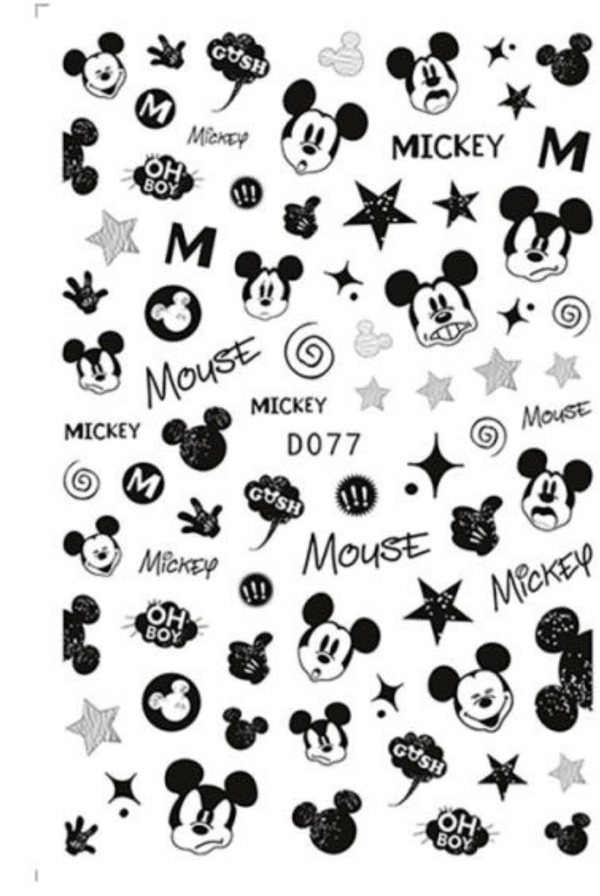 MICKEY MOUSE STICKERS D077