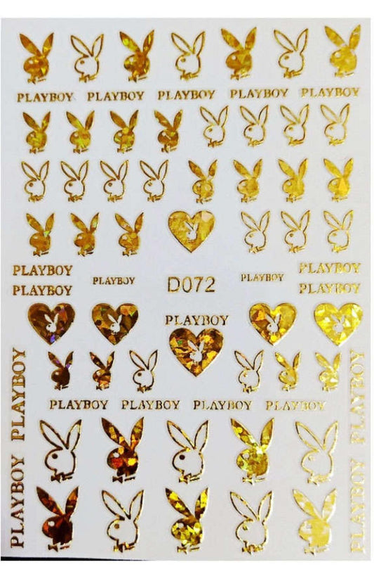 STICKERS D072 GOLD AB