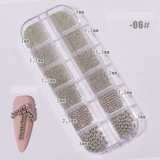 Caviar Bead Stainless Steel Beads Nail Art 06