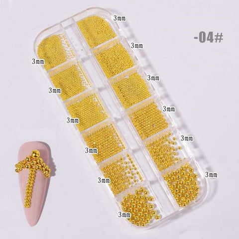 Caviar Bead Stainless Steel Beads Nail Art 04