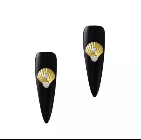 2PCS  Mystic Pharaoh Golden Charm/ Egypt Alloy Studs 692