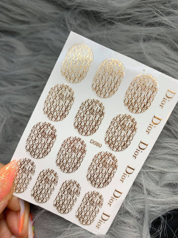 Nail STICKERS D080