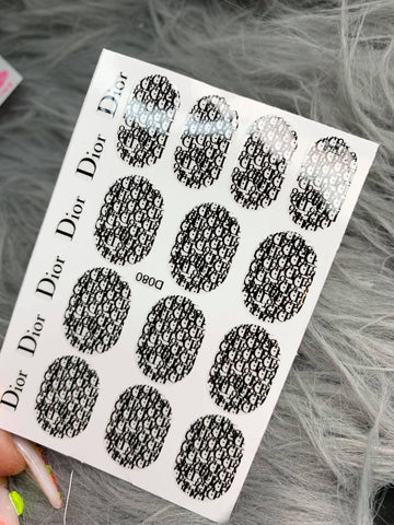 Nail STICKERS D080