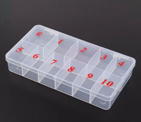 Plastic Nail Tips Holder Case