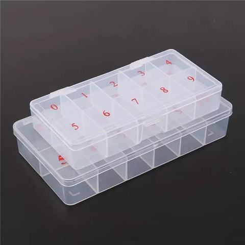 Plastic Nail Tips Holder Case