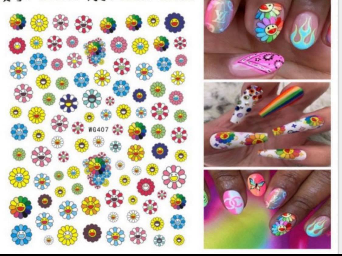 Flower Stickers WG407