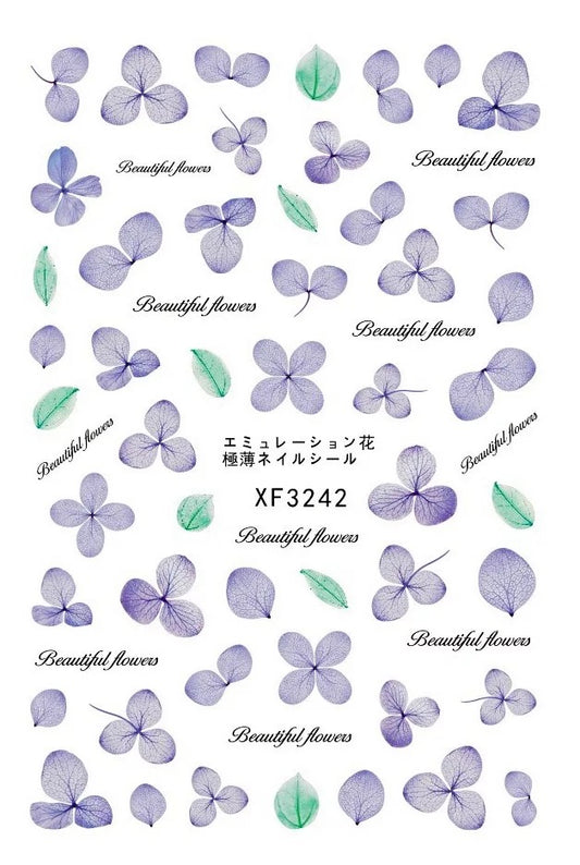 Flower Stickers/ XF3242