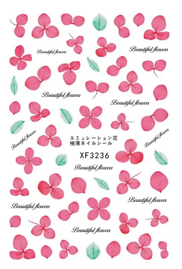 Flower Stickers/ XF3236