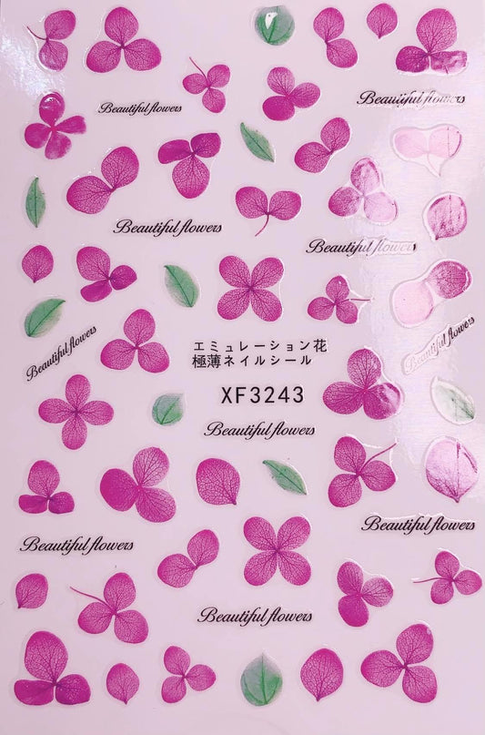 Flower Stickers/ XF3243