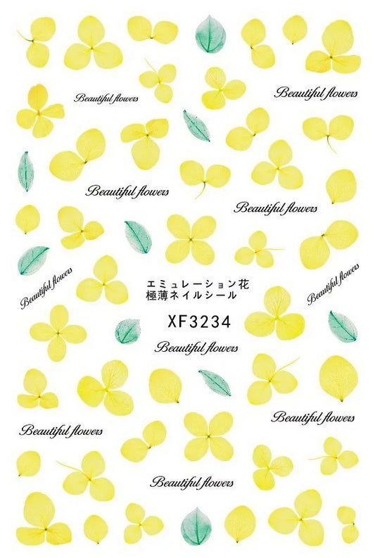 Flower Stickers/ XF3234