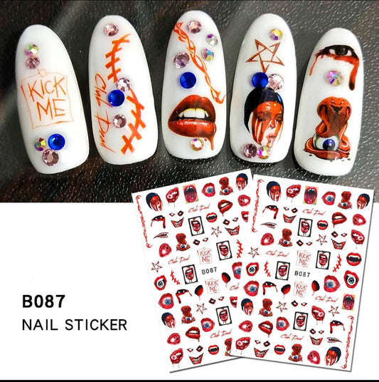 Halloween Stickers B87