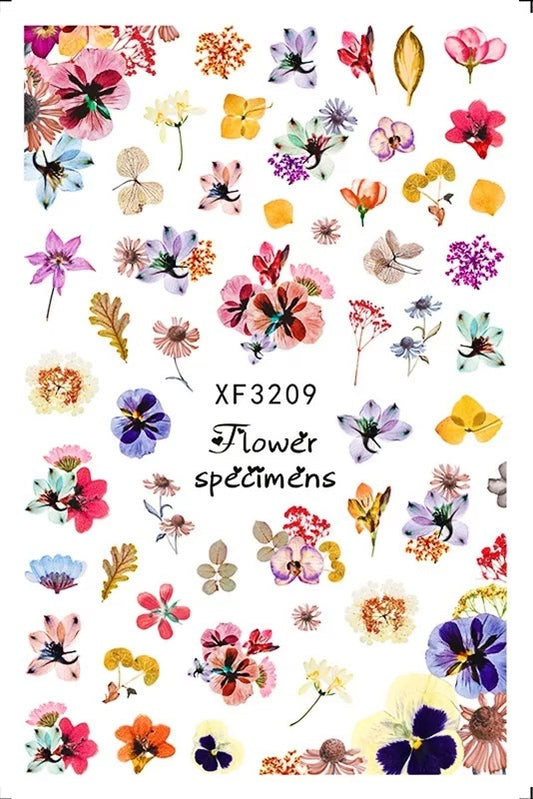 Flower Stickers/ XF3209