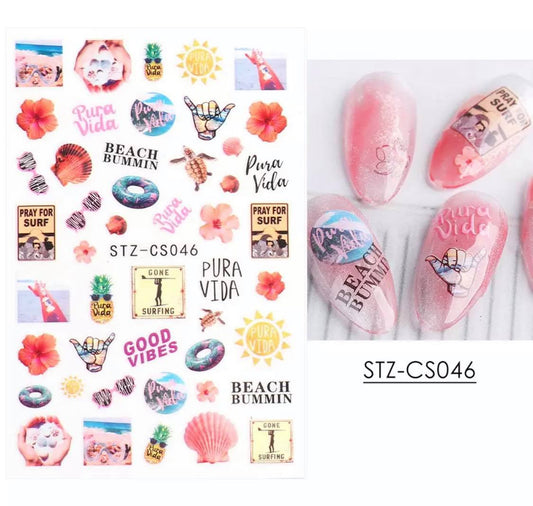 Nail Stickers STZCS046