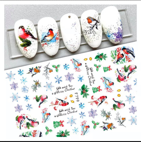 Christmas Nail Stickers F799