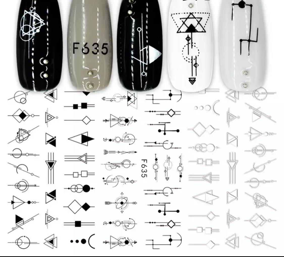 Nail Stickers F635