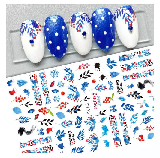 Christmas Nail Stickers F798