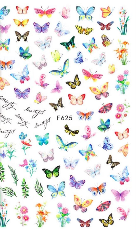 Butterfly Stickers F625