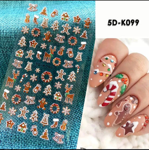 5D Christmas Stickers 099