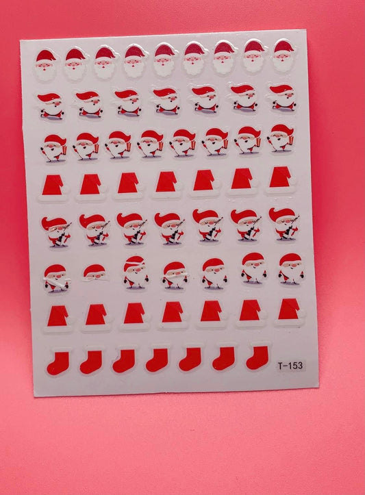 Christmas Nail Stickers T153