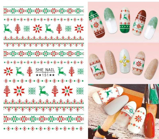 Christmas Nail Stickers SHE151
