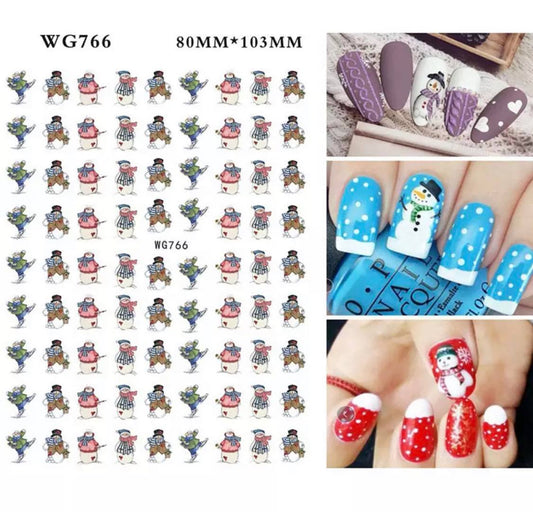Christmas Nail Stickers WG766