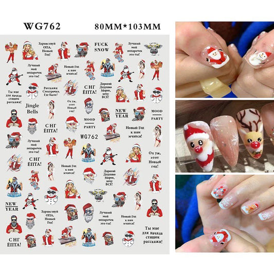 Christmas Nail Stickers WG762