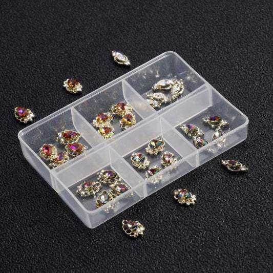 Diamond Nail Charms Mixed/30pcs