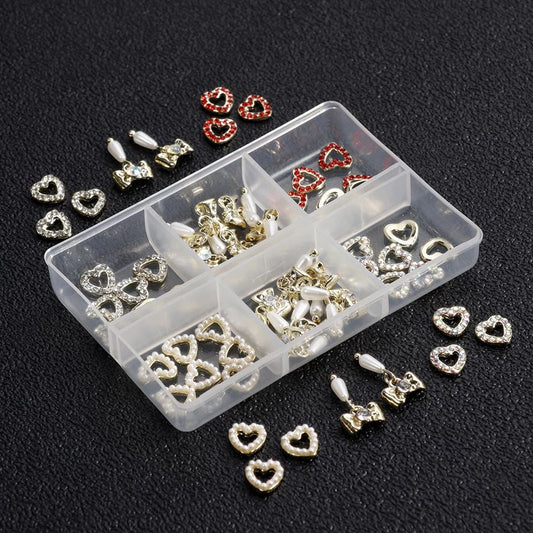 Diamond Nail Charms Mixed/60pcs