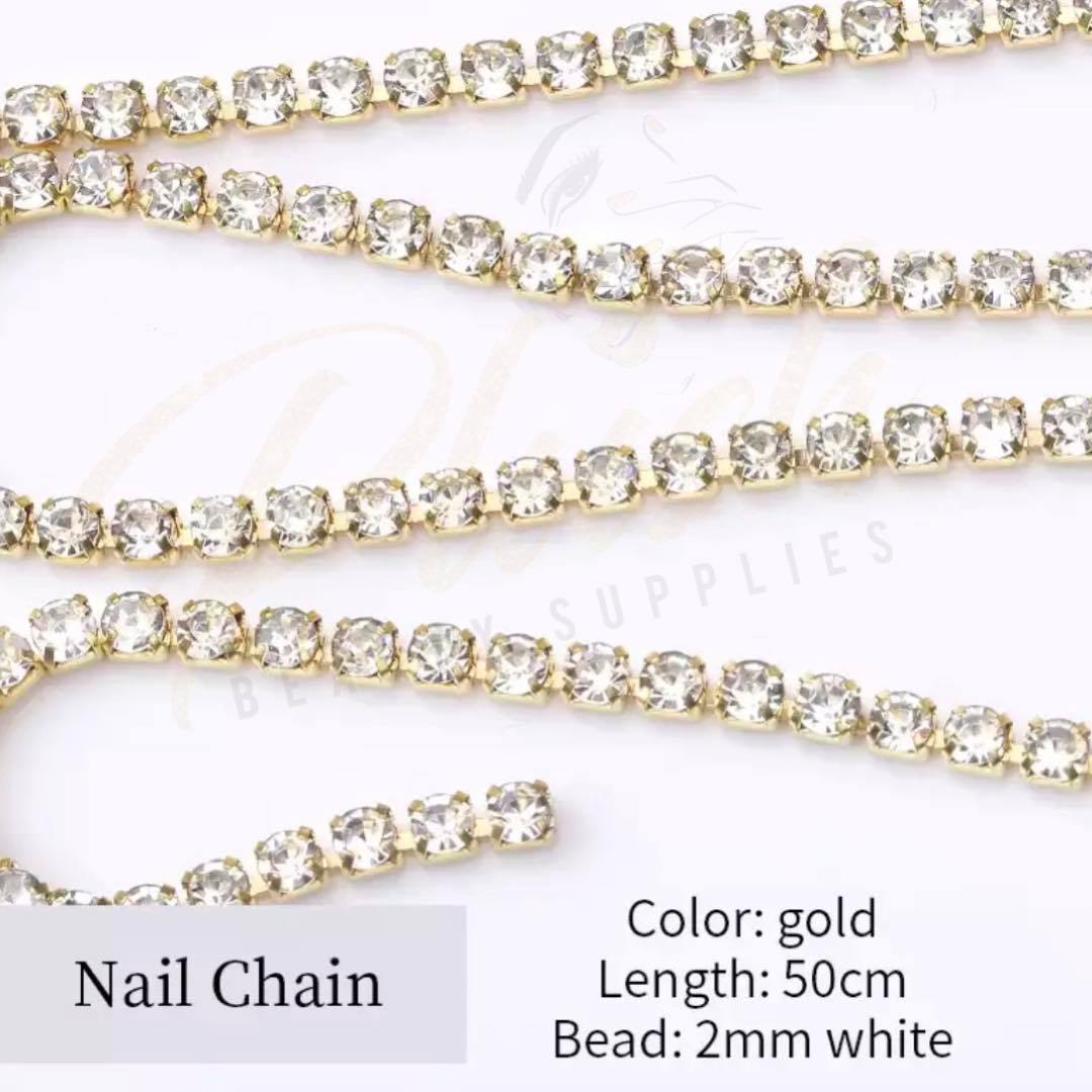 NAIL CHAIN / GOLD SILVER