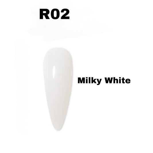 RUBBER BASE GEL/R02 MILKY WHITE