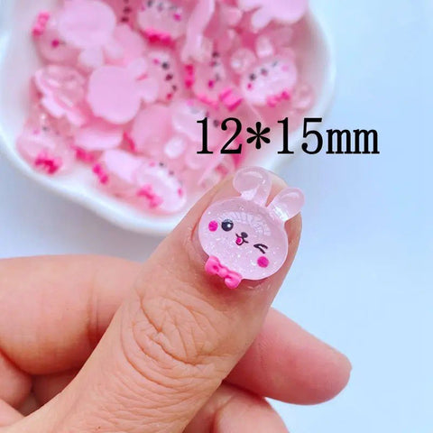 5PCS  MINI RABIT CHARMS