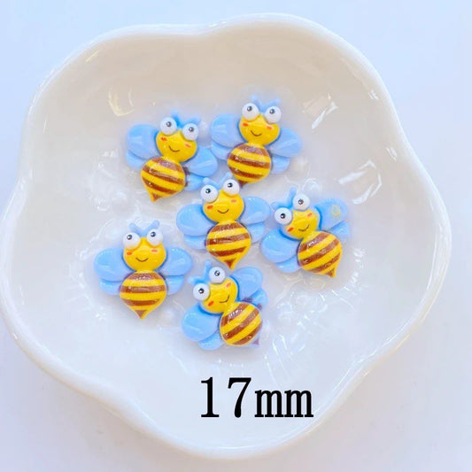 5PCS MINI BEE CHARMS