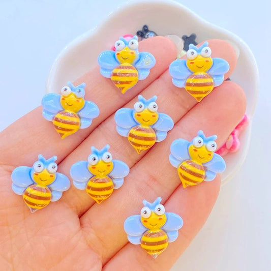 5PCS MINI BEE CHARMS