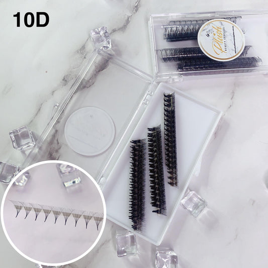 10D  Ultra Speed Pro-made lashes/ 500 Fans