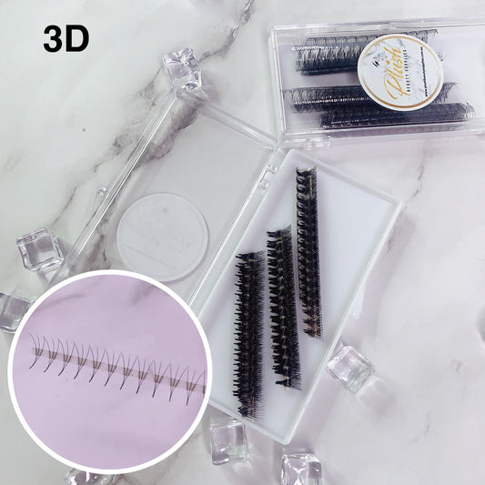 3D/ 0.10 Ultra-speed Promade lashes/ 1000 Fans