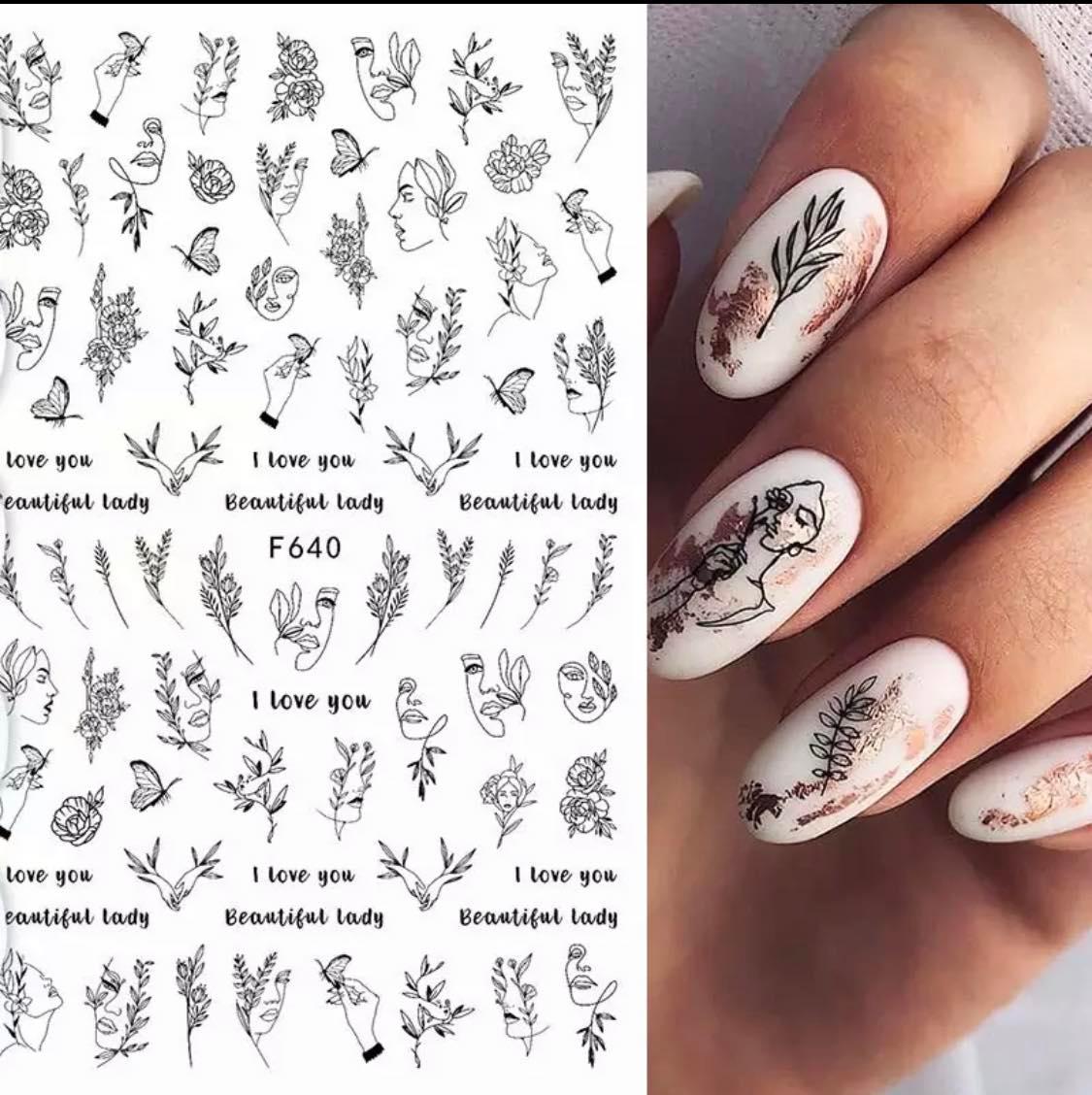 Nail Stickers F640