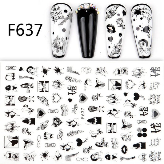 Nail Stickers F637