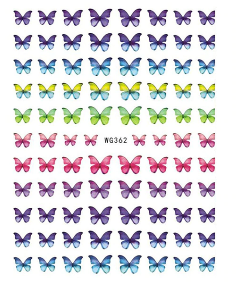 BUTTERFLY STICKERS NAIL ART14
