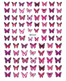 BUTTERFLY STICKERS NAIL ART12