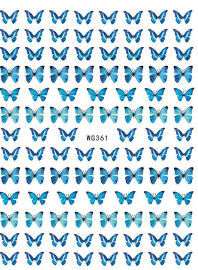 BUTTERFLY STICKERS NAIL ART15
